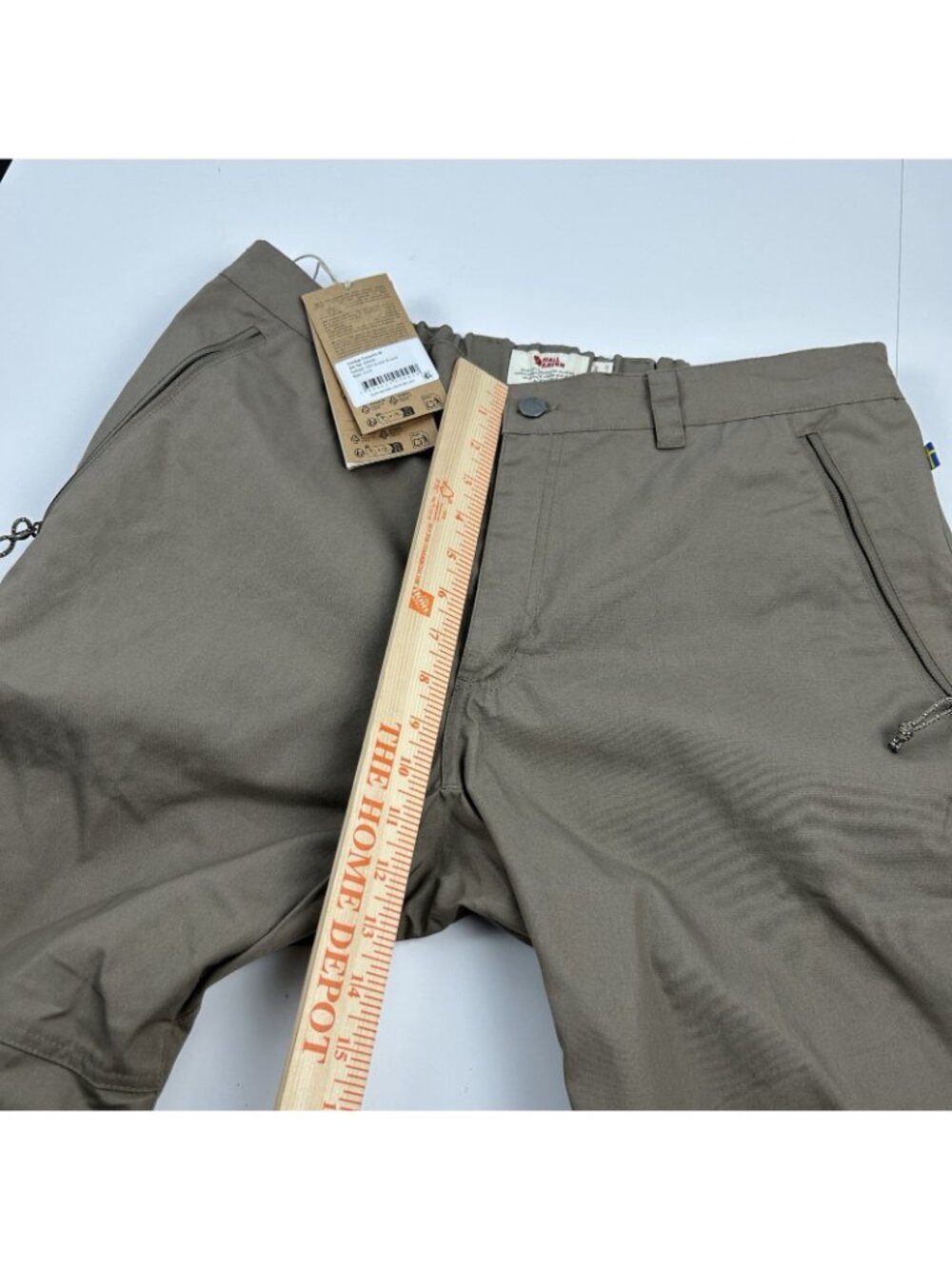 Fjallraven Men's Vardag Trouser 36" Suede Brown NEW 32 Inseam - Picture 11 of 12